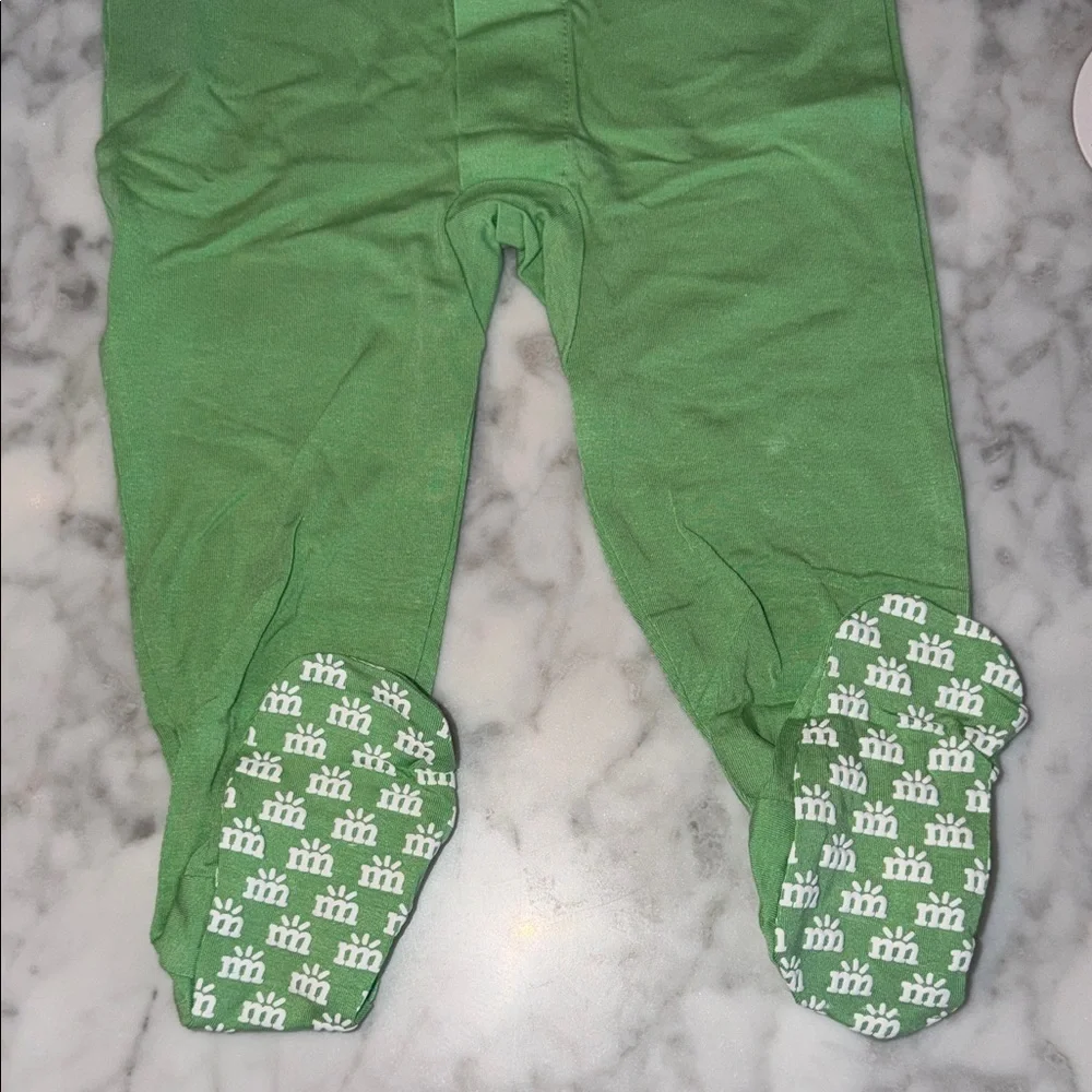 NWT Magnetic Me Modal Green Kids Footie